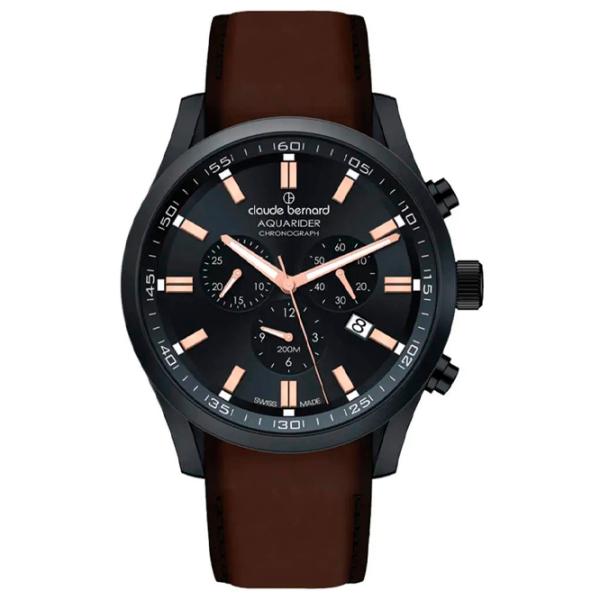 Ceas de mână pentru bărbați Claude Bernard 10222-37NC-NIR Cuarț / 44 mm photo 1
