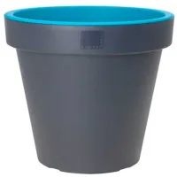 Ghiveci pentru flori ProGarden Lotus Gray / Plastic / Pe pervaz