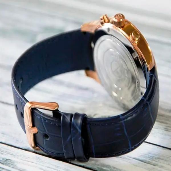 Ceas de mână pentru bărbați Claude Bernard 10222-37RC-BUIR1 Cuarț / 44 mm photo 4 Ceas de mână pentru bărbați Claude Bernard 10222-37RC-BUIR1 Cuarț / 44 mm photo 4