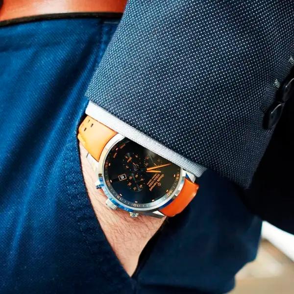 Наручные часы для мужчин Claude Bernard 10222-3C-NINOO Кварцевый / 44 мм photo 2 Наручные часы для мужчин Claude Bernard 10222-3C-NINOO Кварцевый / 44 мм photo 2