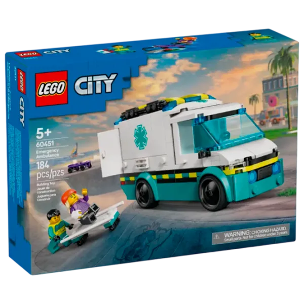 Конструктор LEGO Emergency Ambulance Скорая помощь/ Разноцветный photo 1