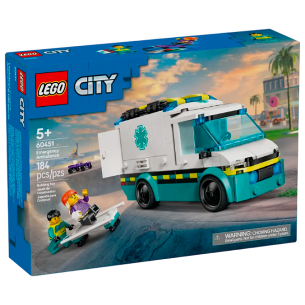 Конструктор LEGO Emergency Ambulance Скорая помощь/ Разноцветный photo 1
