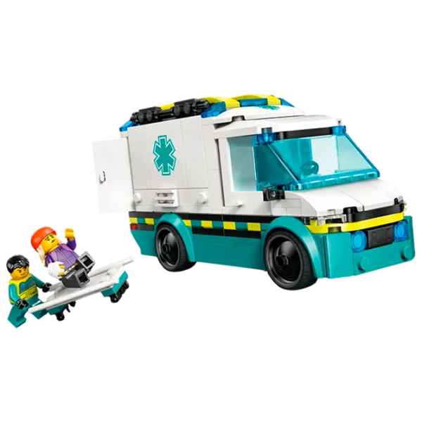 Конструктор LEGO Emergency Ambulance Скорая помощь/ Разноцветный photo 2