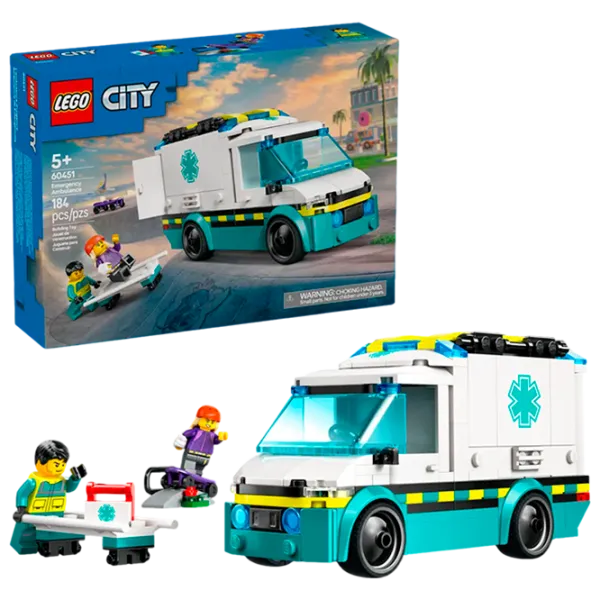 Конструктор LEGO Emergency Ambulance Скорая помощь/ Разноцветный photo 3
