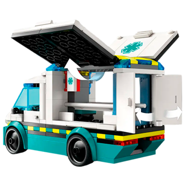 Конструктор LEGO Emergency Ambulance Скорая помощь/ Разноцветный photo 5