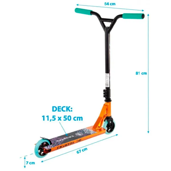 Trotinetă pentru copii cu două roți PB Crystal (00806058) 120 kg/ Gold photo 5 Trotinetă pentru copii cu două roți PB Crystal (00806058) 120 kg/ Gold photo 5