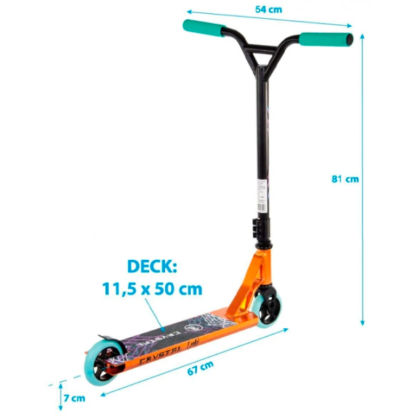 Trotinetă pentru copii cu două roți PB Crystal (00806058) 120 kg/ Gold photo 5 Trotinetă pentru copii cu două roți PB Crystal (00806058) 120 kg/ Gold photo 5