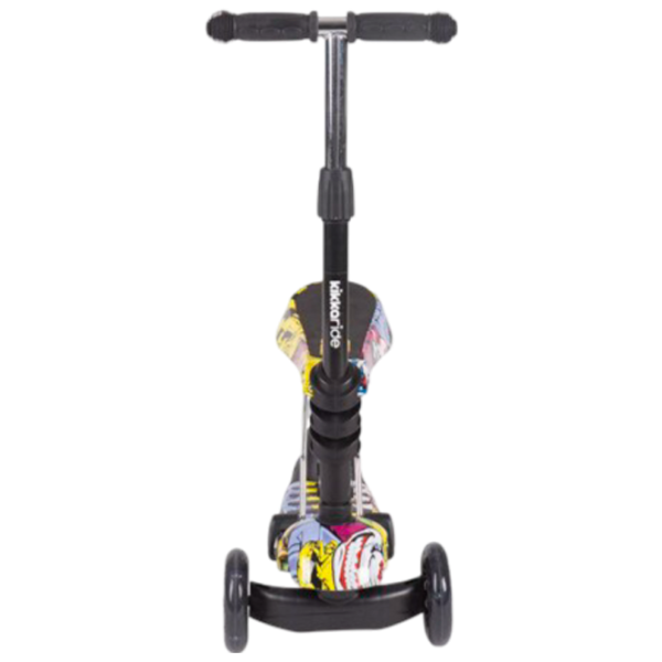 Детский трёхколёсный самокат Makani Ride and Skate (31006010023) 50 кг/ Черный photo 2 Детский трёхколёсный самокат Makani Ride and Skate (31006010023) 50 кг/ Черный photo 2