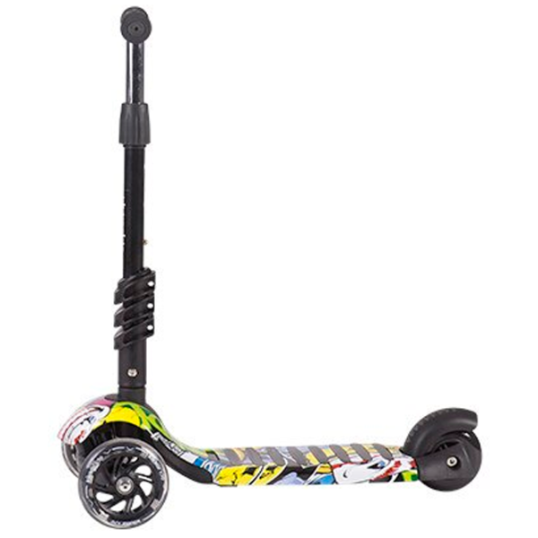 Детский трёхколёсный самокат Makani Ride and Skate (31006010023) 50 кг/ Черный photo 4 Детский трёхколёсный самокат Makani Ride and Skate (31006010023) 50 кг/ Черный photo 4