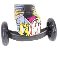 Trotinetă pentru copii cu trei roți Makani Ride and Skate (31006010023) 50 kg/ Black photo 5