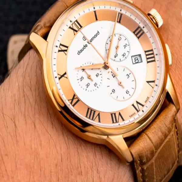 Наручные часы для мужчин Claude Bernard 10237-37R-ARR Кварцевый / 43 мм photo 5 Наручные часы для мужчин Claude Bernard 10237-37R-ARR Кварцевый / 43 мм photo 5