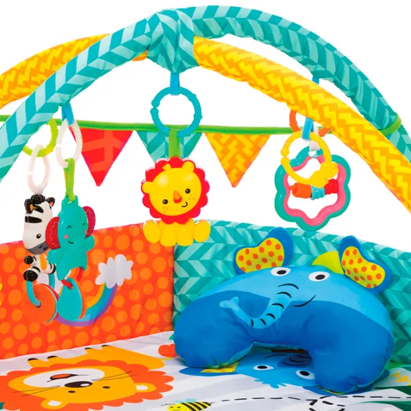 Covoraş pentru joc Kikka Boo Playmat Colorfun (31201010259) 0+/ Dreptunghiular/ Multicolor photo 2