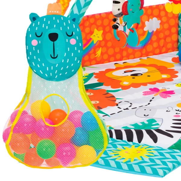 Covoraş pentru joc Kikka Boo Playmat Colorfun (31201010259) 0+/ Dreptunghiular/ Multicolor photo 3