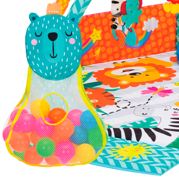 Covoraş pentru joc Kikka Boo Playmat Colorfun (31201010259) 0+/ Dreptunghiular/ Multicolor photo 3