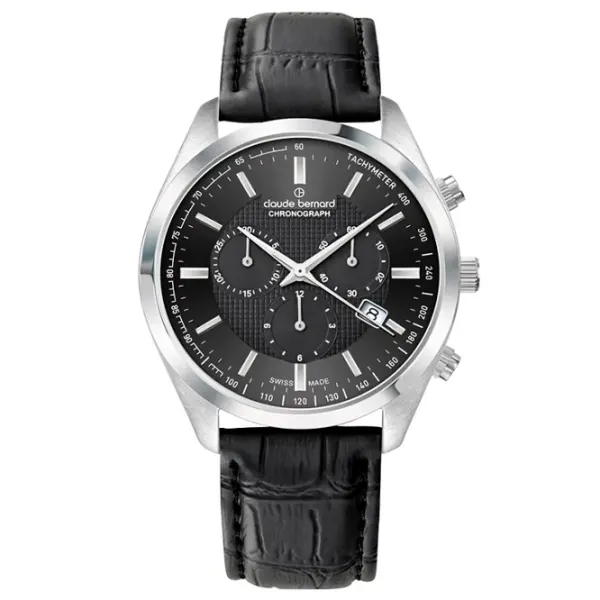 Ceas de mână pentru bărbați Claude Bernard 10246-3-NIN Cuarț / 42 mm photo 1 Ceas de mână pentru bărbați Claude Bernard 10246-3-NIN Cuarț / 42 mm photo 1
