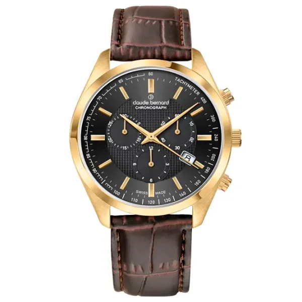 Наручные часы для мужчин Claude Bernard 10246-37J-NID Кварцевый / 42 мм photo 1 Наручные часы для мужчин Claude Bernard 10246-37J-NID Кварцевый / 42 мм photo 1