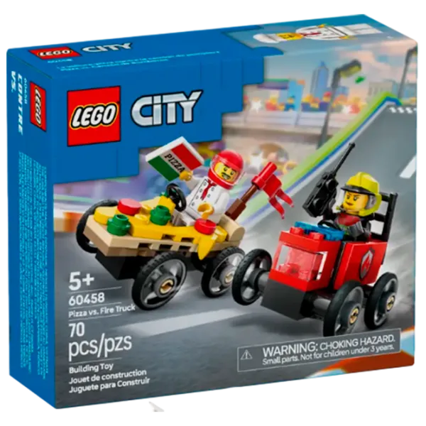 Конструктор LEGO Pizza VS Fire Race Транспорт/ Разноцветный photo 1