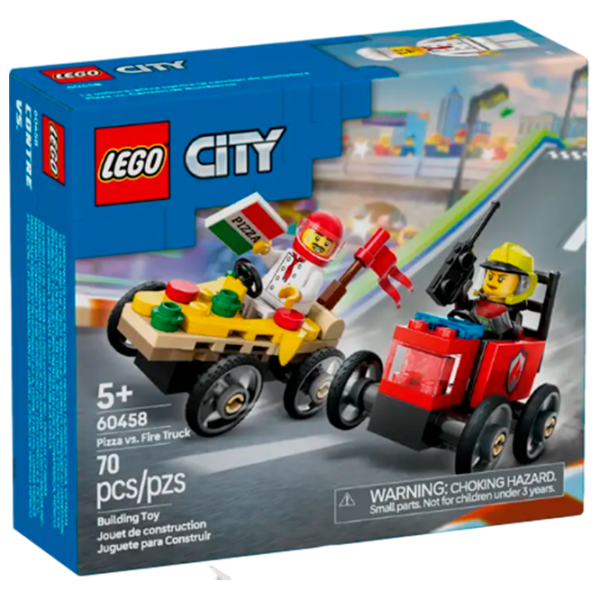 Конструктор LEGO Pizza VS Fire Race Транспорт/ Разноцветный photo 1