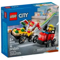Конструктор LEGO Pizza VS Fire Race Транспорт/ Разноцветный