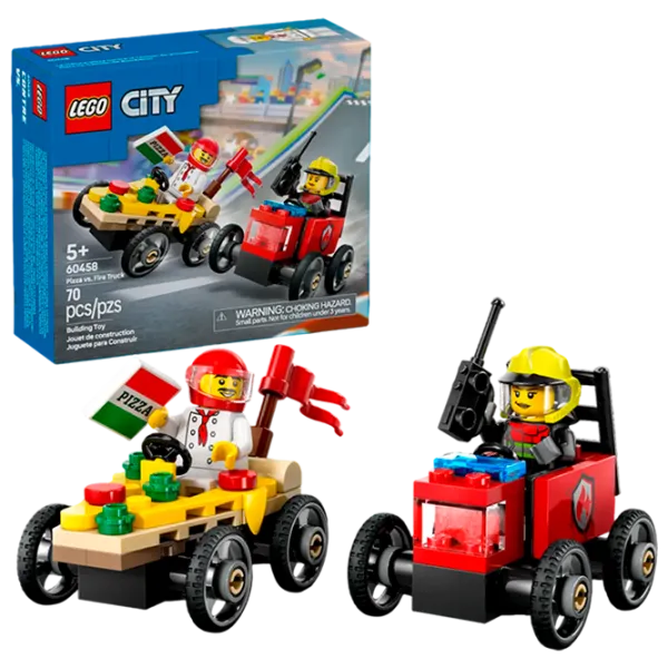 Конструктор LEGO Pizza VS Fire Race Транспорт/ Разноцветный photo 2