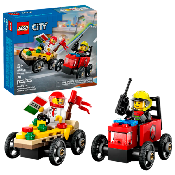 Конструктор LEGO Pizza VS Fire Race Транспорт/ Разноцветный photo 2