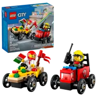 Constructor LEGO Pizza VS Fire Race Transport/ Multicolor photo 2