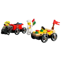 Constructor LEGO Pizza VS Fire Race Transport/ Multicolor photo 3