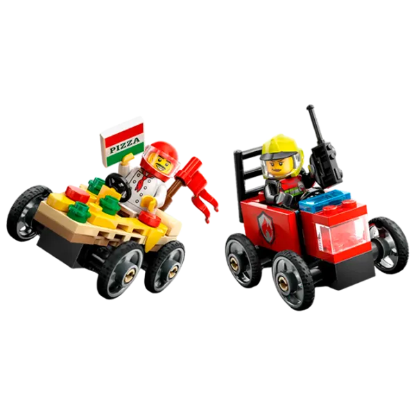 Конструктор LEGO Pizza VS Fire Race Транспорт/ Разноцветный photo 4