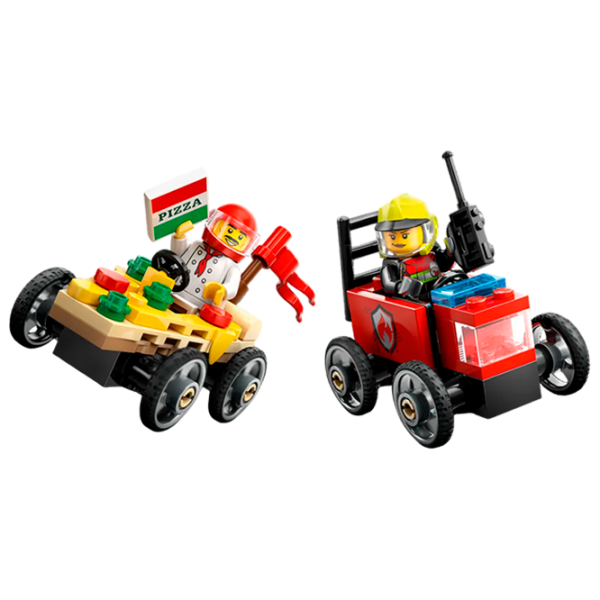 Конструктор LEGO Pizza VS Fire Race Транспорт/ Разноцветный photo 4