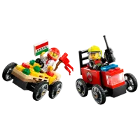 Constructor LEGO Pizza VS Fire Race Transport/ Multicolor photo 4