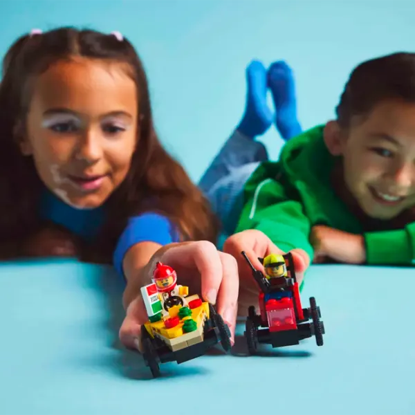 Конструктор LEGO Pizza VS Fire Race Транспорт/ Разноцветный photo 5