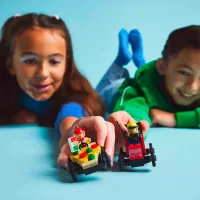 Constructor LEGO Pizza VS Fire Race Transport/ Multicolor photo 5
