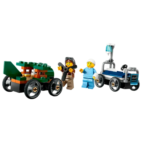 Конструктор LEGO Airplane VS. Hospital Bed Race Транспорт/ Разноцветный photo 2
