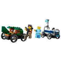 Constructor LEGO Airplane VS. Hospital Bed Race Transport/ Multicolor photo 2