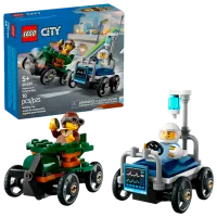 Constructor LEGO Airplane VS. Hospital Bed Race Transport/ Multicolor photo 3