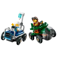Constructor LEGO Airplane VS. Hospital Bed Race Transport/ Multicolor photo 4