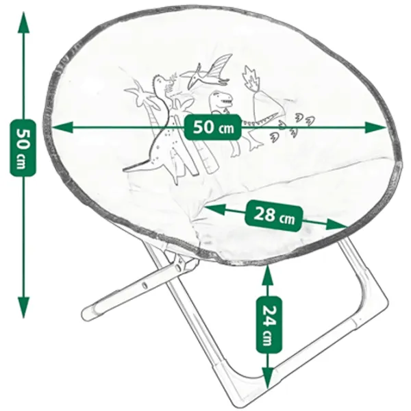 Кемпинговые стулья Jumi Дино Textil / Синий photo 5