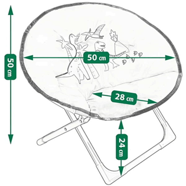 Кемпинговые стулья Jumi Дино Textil / Синий photo 5