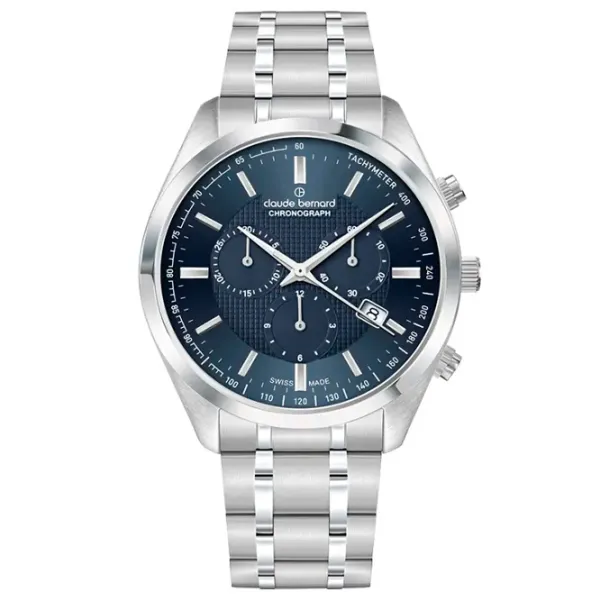 Наручные часы для мужчин Claude Bernard 10246-3M-BUIN Кварцевый / 44 мм photo 1 Наручные часы для мужчин Claude Bernard 10246-3M-BUIN Кварцевый / 44 мм photo 1