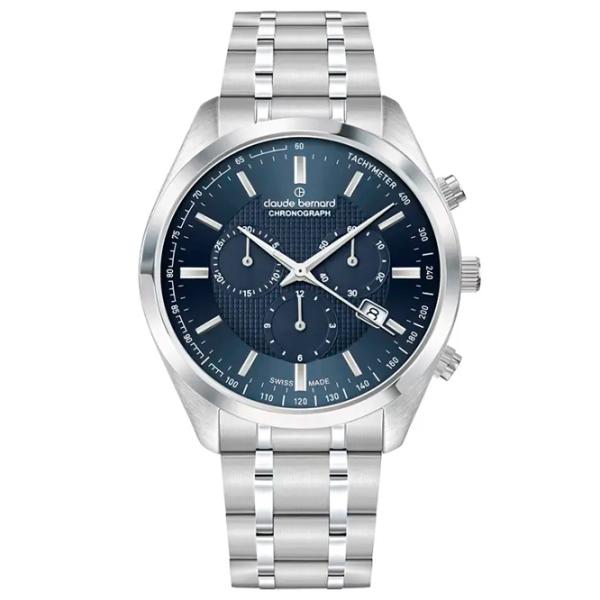 Наручные часы для мужчин Claude Bernard 10246-3M-BUIN Кварцевый / 44 мм photo 1 Наручные часы для мужчин Claude Bernard 10246-3M-BUIN Кварцевый / 44 мм photo 1