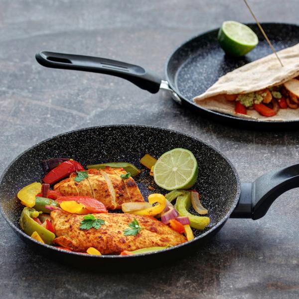 Tigaie Metalac Granit Line 55010 Wok / 26 cm / Black photo 3