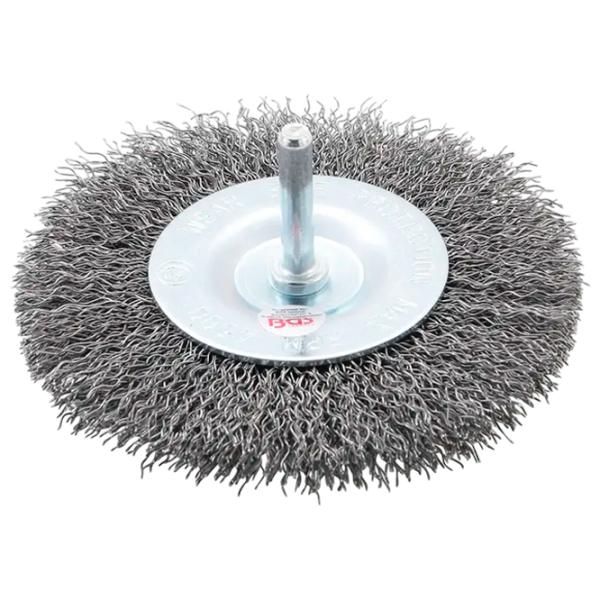 Perie din sârmă ondulată disc BGS 3077 100 mm photo 1