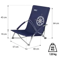 Scaune camping Nils Camp NC3035 Textil / Dark Blue photo 4