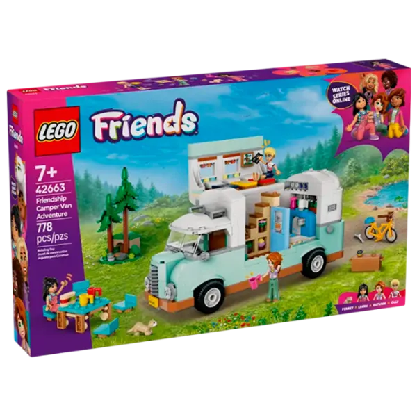 Конструктор LEGO Friendship Camper Van Adventure Город Хартлейк/ Разноцветный photo 1