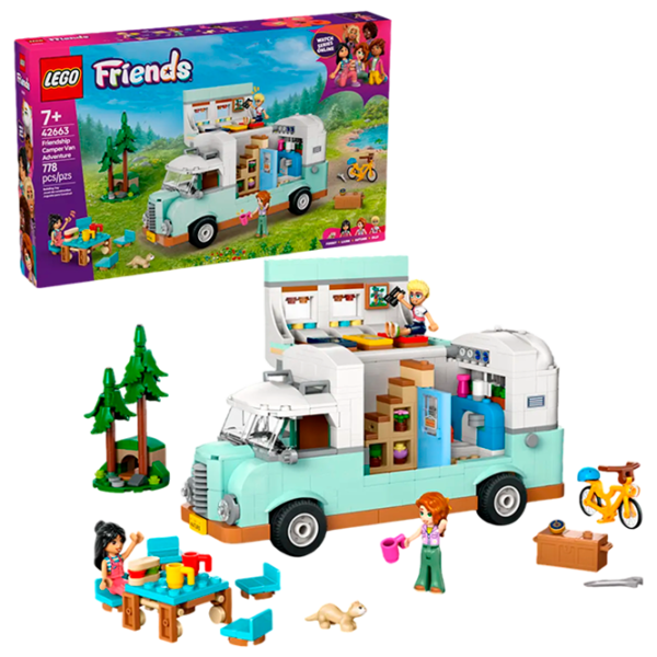 Конструктор LEGO Friendship Camper Van Adventure Город Хартлейк/ Разноцветный photo 3