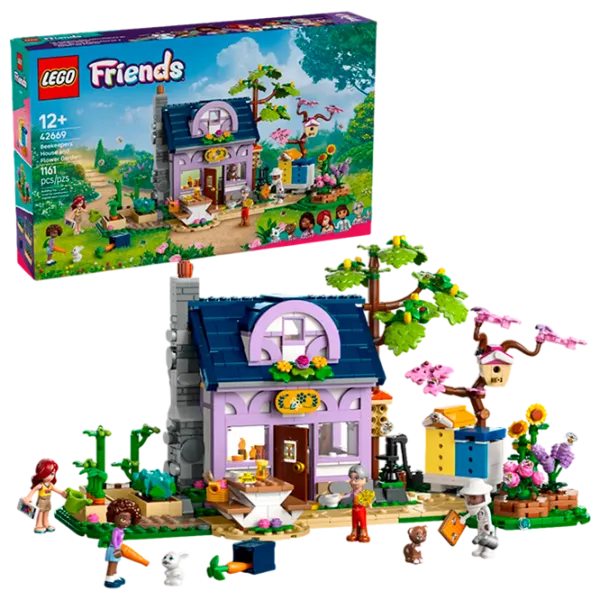 Constructor LEGO Beekeepers House and Flower Garden Orașul Heartlake/ Multicolor photo 2