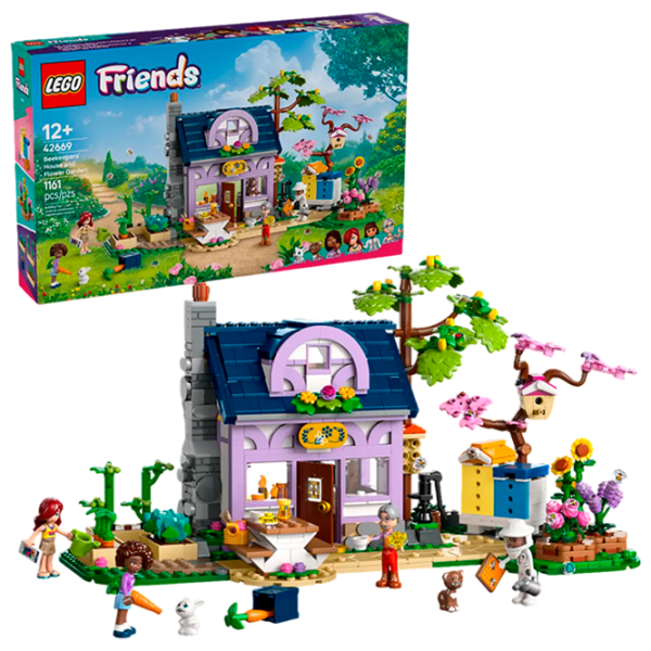 Constructor LEGO Beekeepers House and Flower Garden Orașul Heartlake/ Multicolor photo 2