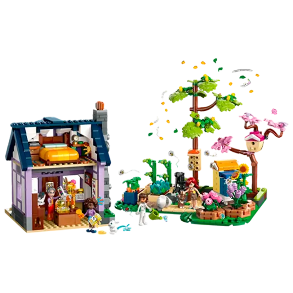 Constructor LEGO Beekeepers House and Flower Garden Orașul Heartlake/ Multicolor photo 3