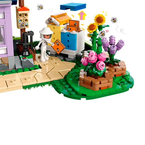 Constructor LEGO Beekeepers House and Flower Garden Orașul Heartlake/ Multicolor photo 4