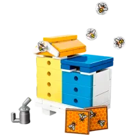 Constructor LEGO Beekeepers House and Flower Garden Orașul Heartlake/ Multicolor photo 5